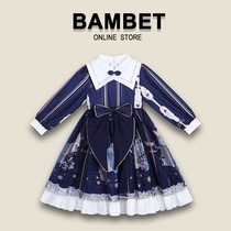 Italy BAMBET girl dress girl 2021 new big children autumn dress Lolita children dress autumn
