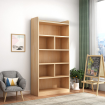All solid wood bookshelf floor-to-ceiling storage cabinet simple bookcase childrens pine shelf student classroom shelf customization