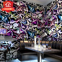 ktv Wallpaper Flash Billiards Room BBQ shop decorated net cafeca 3D stereo personality creative background wallpaper