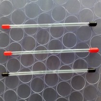 Supply transparent plastic pipe with lid hard pipe pipe pipe packaging pipe needle thread incense pipe outside 5 inside 4