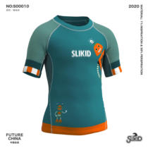 SLIKID Childrens Sport Robot Robot Balance Car Ride with short sleeve blouses speed dry breathable summer