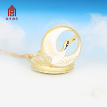 (Pocket watch spot) The Forbidden City is willing to say that the crane will come to depend on each other-Crane pocket watch