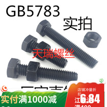 Grade 10 9 high strength full tooth thread external hexagon screw bolt M27 * 45*50*55*60*65*70*240