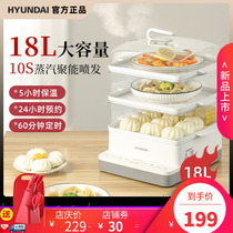 South Koreas modern electric steamer household multifunctional three-layer large-capacity steamer automatic small breakfast electromechanical steamer