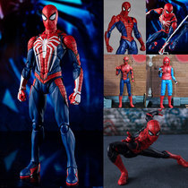 SHF Iron Spider-Man Hand Processed Deadpool Venom Toy Re-Linked PS4 Game Model Figure Doll Movable