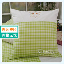 Foreign trade All cotton bed Bedding Pure Cotton Color Veg Gadd Embroidered cushion sleeve 50-65 Multi-size