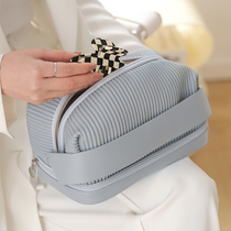 Makeup Bag Woman Portable Advanced Sens LARGE CAPACITY 2022 NEW ULTRA-FIRE MAKEUP BRUSH CONTAINING BAG WASH TOILETRY BAG