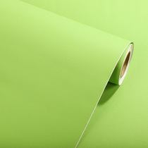 Thick self-adhesive apple green wallpaper College student dormitory wallpaper self-adhesive kindergarten macaroons wall stickers