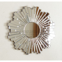 Neoclassical postmodern mirror Carved decorative mirror Entrance mirror Bathroom mirror Simple makeup mirror Venetian round custom