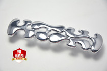 Hollow line handle Modern cabinet wardrobe door handle Zinc alloy bright silver handle Simple fashion handle
