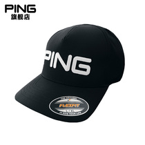 PING Golf official mens and womens tour black and white fashion leisure sports visor cap