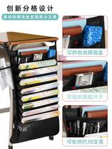 Hanging bag Desk-side homework Student information bag Document bag Storage book desk-side storage creative roll Hanging book bag
