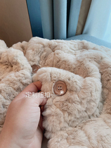 Temperament goddess fan~2021 new thickened imitation otter rabbit hair short lamb hair coat womens winter loose furry