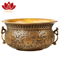 Ou Shengying copper cornucopia ornament home incense burner crafts decorations gifts