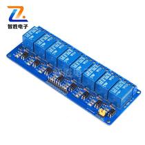 8-way relay module optocoupler isolation 12v blue board