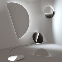 Bedroom Headboard Wall Lamp Modern Minimalist Geometric Round Living Room Background Wall Light Personality Extremely Simple Aisle Light Corridor Light