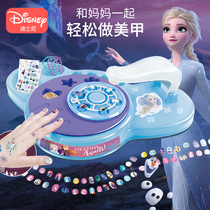 Frozen childrens nail sticker set Princess Elsa cute cartoon little girl baby waterproof sticker toy