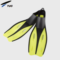 TUO Snorkeling Long fins set Feet Multi-channel drag-reducing vortex supercharged free professional fins set Diving equipment