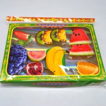 Hades fruit set finished three-dimensional paper box Ching Ming Festival sacrificial supplies burning paper food offerings Yuanbao five seven