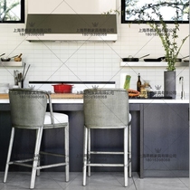 Southeast Asia rattan furniture solid wood vines bar chair coffee room bar chair cloth art high chair bar stool rattan chic bar chair