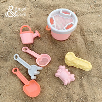 Thick drop-resistant childrens beach toy set play sand shovel shower bucket sand sand sand toy set toy Outdoor