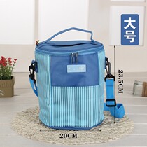 New lunch box bag storage barrel jacket multi-layer bento box outer bag with rice bag packaging breakfast insulation