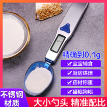 Electronic scale measuring spoon is called precision weighing kitchen household baking spoon called measuring spoon gram Number of Spoon scale spoon gram
