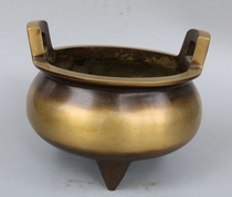 Nostalgia Boutique Pure Brass Incense Stove Pendulum Pieces Retro Home Office Decoration Handicraft Furnishing has the necessity to