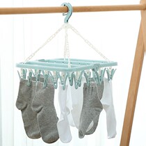Socks cool rack dormitory foldable windproof plastic padded multifunctional drying rack home bedroom underwear socks belt