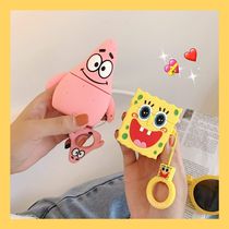 airpods protective cover SpongeBob Pai star airpods2 protective sleeve silicone headset cute applicable