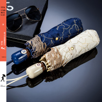 TTK fully automatic folding umbrella female rain dual-purpose parasol sunscreen UV protection UF50 goddess umbrella