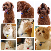 Pet bell collar small dog dog cat collar necklace Teddy dog collar cat rope collar pet supplies