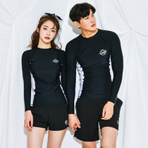 The Korean version of the new wetsuit lovers long sleeves long pants speed dry men and women sunscreen jellyfish sweater swimsuit swimsuit