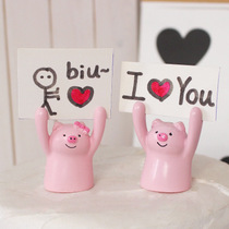 Can write cards pig confession pig cake decoration plug-in creative pig dessert table cake decoration