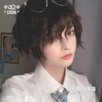 Humming Lolita gay wig male brown short hair idol lo handsome net red sun regular men fake hair ◇ A Jun