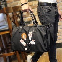 New upgrade material short distance travel bag nylon Oxford woven Oxford cloth waterproof portable travel bag luggage Tide brand