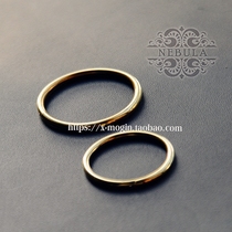 Imported environmentally friendly copper brass pure copper stainless steel key ring silver gold bayonet opening key ring opening Ring Ring