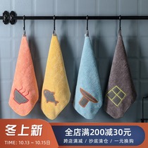 Brush bowl dishwashing cloth cleaning cloth kitchen housework dishwashing cloth water absorbent non-hair supplies not oil dishwashing towel oil