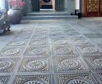 Anti-slip Chinese-style floor tiles Tanglian Bi Zhao decorative ancient building floor tiles outdoor courtyard floor tiles blue tiles Antique floor tiles