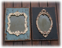 French country classic Wall vintage old decorative mirror two optional