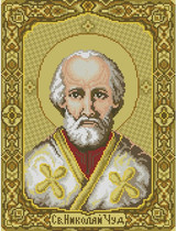 Xsd Cross embroidered redrawn source file with wire quantity C1226 Charvna figure