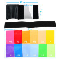 Color temperature film set-top flash color filter set color paper 12 colors universal SB900 flash color filter