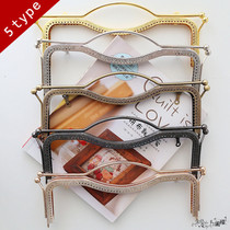 Tang Rabbit Rabbit 27cm Qinggu bronze gun color silver light gold lip shaped hand carrying gold large bag to send video drawings