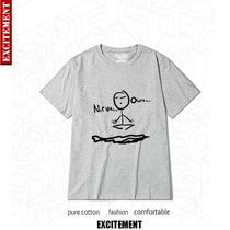 New Summer Clothing Pure Cotton Big Code Rock Nivana Band Nirvana Couple Short Sleeve T-shirt Get-together Customized