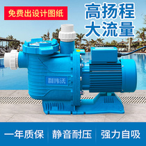 Liweivo Swimming Pool Cycle Filter Pump High Flow Self-Suction Pump Sandcylinder Filter Water Treatment Pool Equipment