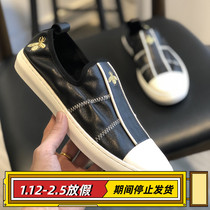 Autumn 2021 New Genuine Leather Breathable Soft Sole Slip-On Sneakers Mens Trendy Versatile Mens Casual Loafers