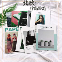 In photography props fittings retro-old English newspaper magazine Network red food decoration photography props background cloth