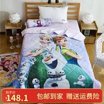 Frozen Aishaana Princess Xia Liang quilt thin 2M cotton children cartoon air conditioning quilt Purple Girl