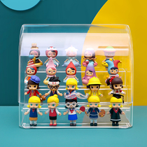 Blind box storage display stand bubble Matt transparent dust cover acrylic hand-held finishing rack popmart cabinet