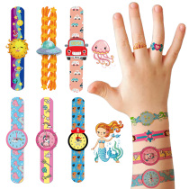 Childrens tattoo stickers girl stickers Princess stickers paper non-toxic waterproof baby cartoon watch paste watermark stickers